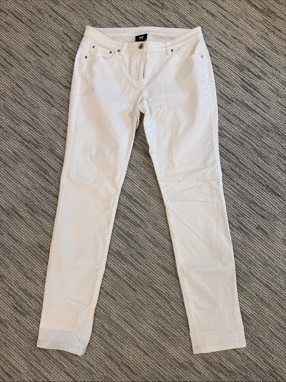 W by Worth White Skinny Jeans